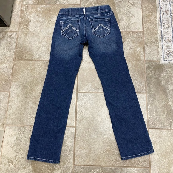 Ariat R.E.A.L. Western Straight Denim  Jeans 29x33 Stretch EUC - Picture 3 of 11